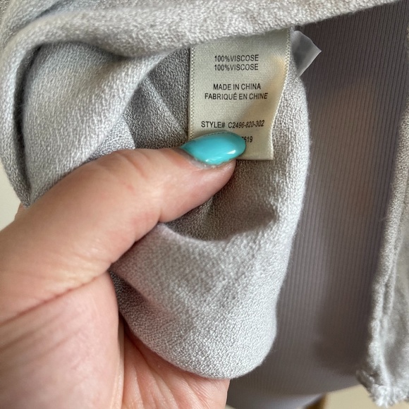 Anthropologie-Cloth & Stone Cowl Neck top - Picture 5 of 5